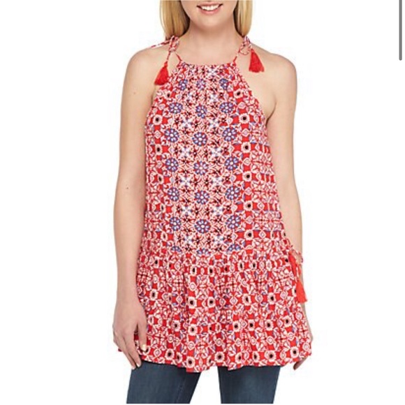 crown & ivy Tops - 🌹Crown & Ivy™ Challis Tunic Tank BRAND NEW